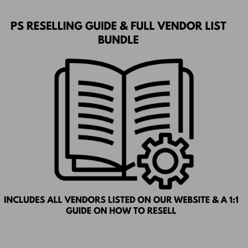 PS RESELLING GUIDE & ALL VENDORS